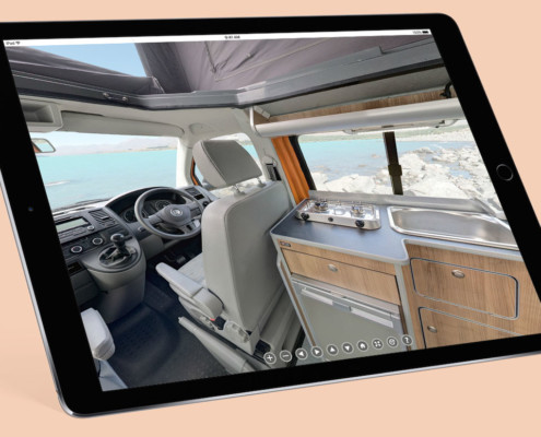 Virtual tours for vehicles